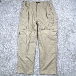 5.11 Taclite Pro Tactical Pants Men’s 34x30 Beige Ripstop Cargo Gorpcore 74273
